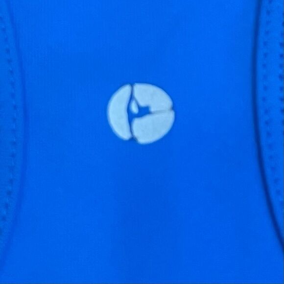 90 Degree By Reflex Power Flex Racerback Tank Top Bright Blue Sleeveless Athleti - Picture 3 of 4